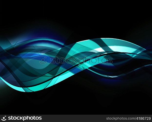 vector abstract waves background