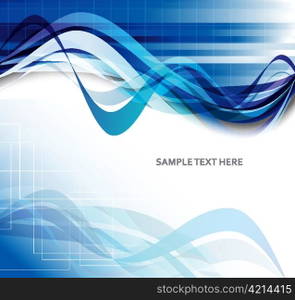 vector abstract waves background