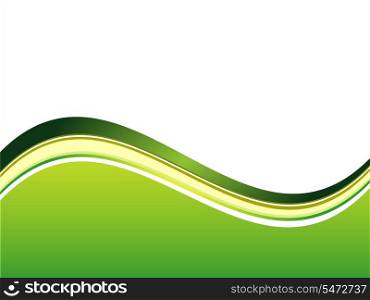 Vector abstract white background with colorful wave