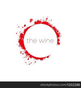 Vector abstract wine spots