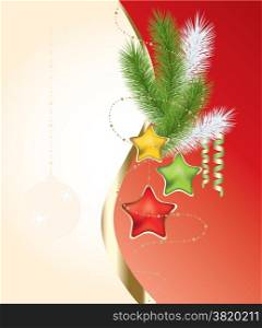 vector abstract xmas background