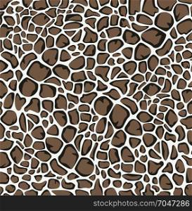 vector animal skin pattern of giraffe print