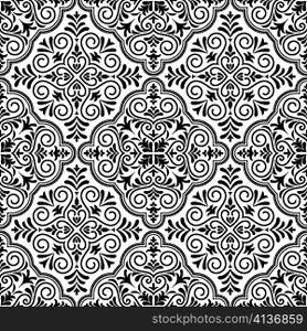 vector arabesque seamless pattern