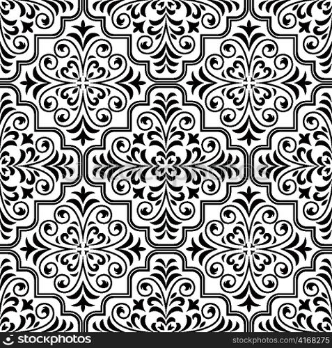 vector arabesque seamless pattern