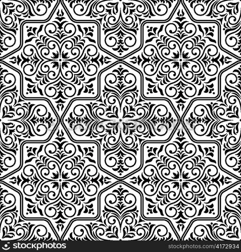 vector arabesque seamless pattern