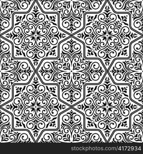 vector arabesque seamless pattern