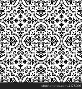 vector arabesque seamless pattern