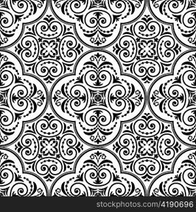 vector arabesque seamless pattern