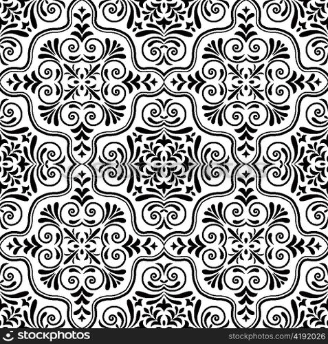vector arabesque seamless pattern