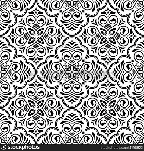 vector arabesque seamless pattern