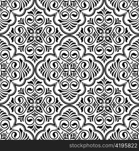 vector arabesque seamless pattern