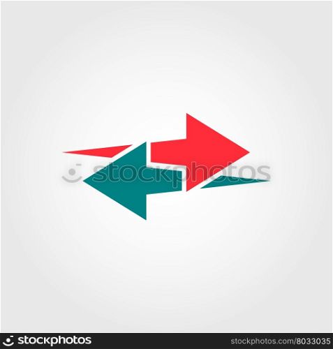 Vector arrows logo template