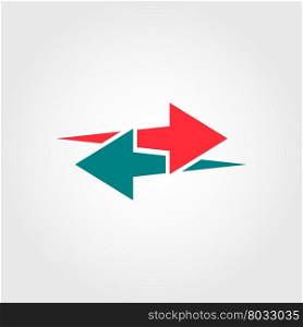 Vector arrows logo template
