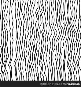 Vector artistic illustration. Abstract black curvy lines on white background.