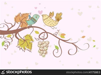 vector autumn abstract background