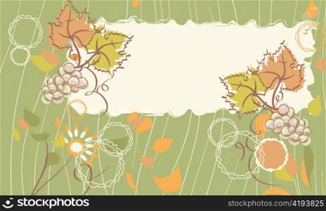 vector autumn abstract background