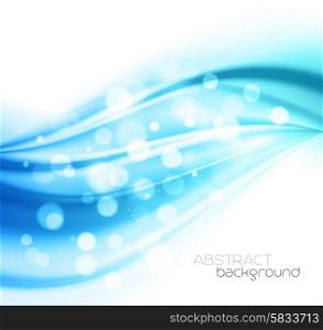 vector background. Beautiful Blue Satin. Drapery Background. Vector Illustration