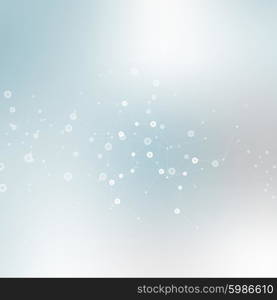 Vector background blur with a molecular structure.. Vector background blur with a molecular structure