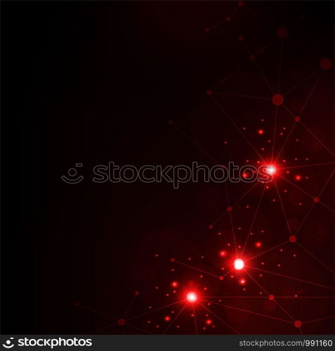 Vector background data network design.