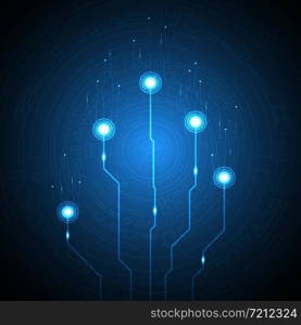 Vector background electronic circuits design.