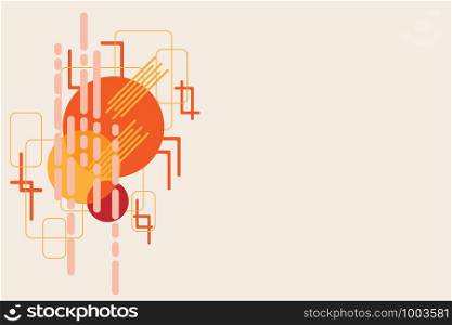 Vector background, geometric shapes, modern design in the concept of art.