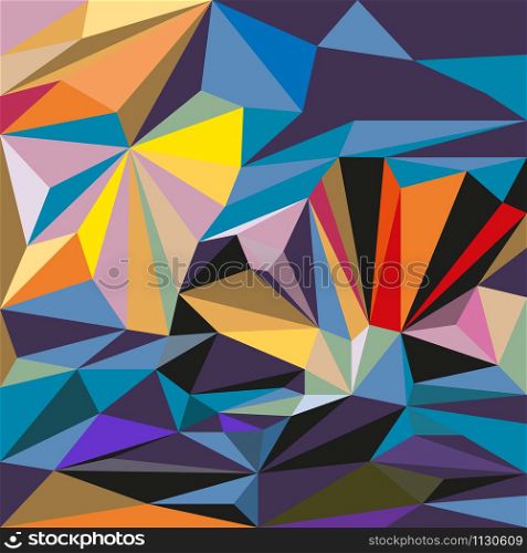 Vector background. Illustration of abstract texture with triangles. Low poly style. Pattern design for banner, poster, flyer, card, postcard, cover, brochure.. abstract geometric background low poly mosaic style