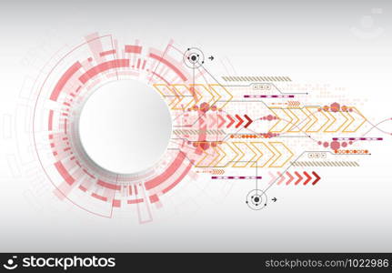 Vector background in the concept of technology.