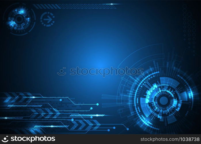 Vector background in the concept of technology.