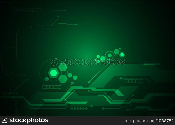 Vector background in the concept of technology.