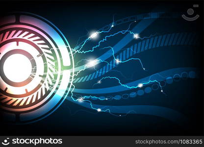 Vector background in the concept of technology.