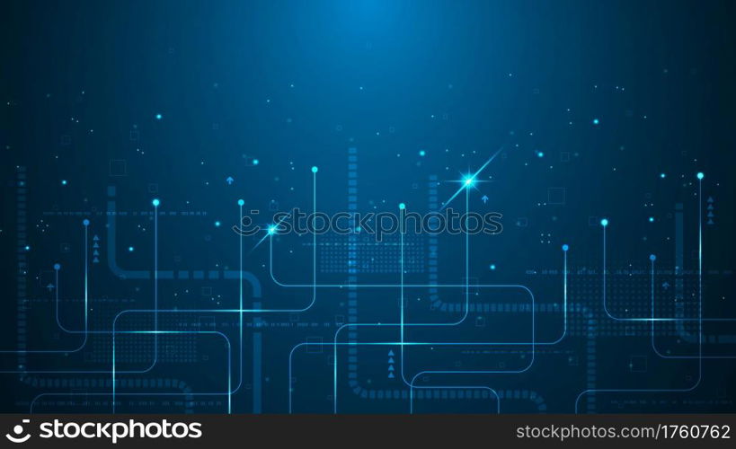 Vector background in the concept of technology.