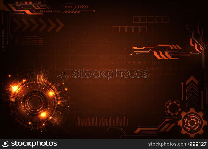 Vector background in the concept of technology.