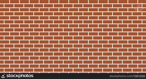 vector background of brown brick wall with glue