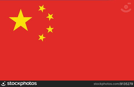 vector background of china flag