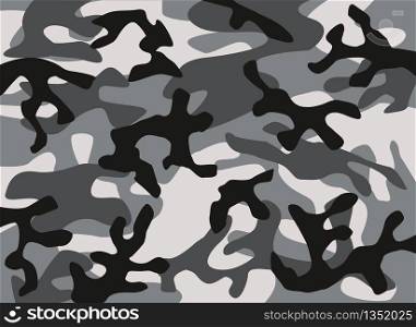 vector background of gray woodland camouflage