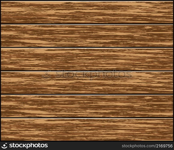 vector background of old wooden boards