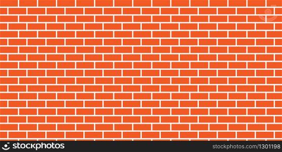 vector background of orange brick wall with glue