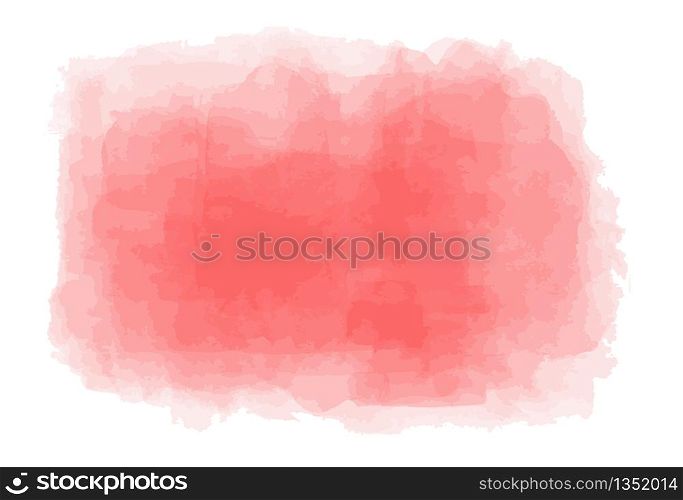 vector background of red watercolor paint texture