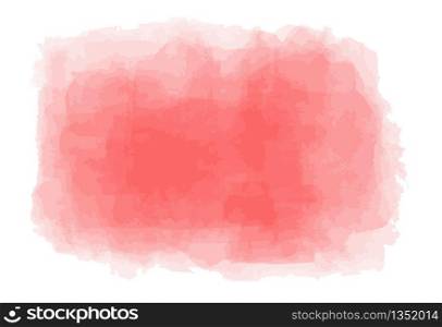 vector background of red watercolor paint texture