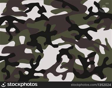 vector background of soldier woodland green camo pattern