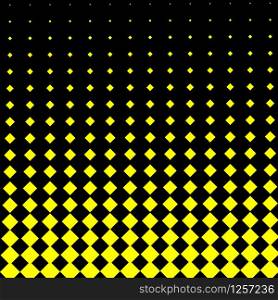 vector background of yellow rhombuses on black square