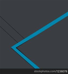 Vector background on gray and blue cut business theme