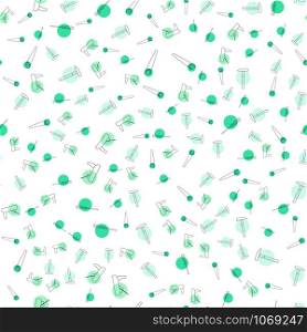 vector background, seamless pattern with line tools, planer screwdriver, hammer, saw, white and green. vector background, seamless pattern with line tools