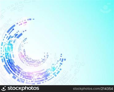 Vector background technology in the concept of digital.