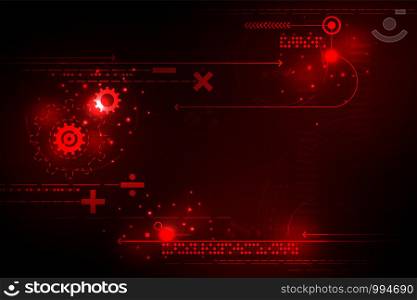 Vector background technology in the concept of digital.