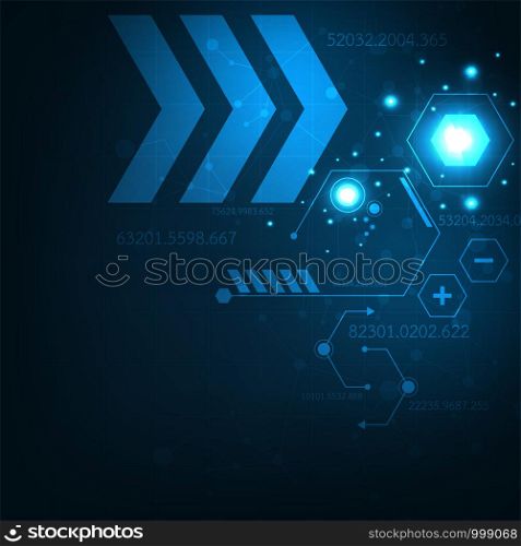 Vector background technology in the geometric form.