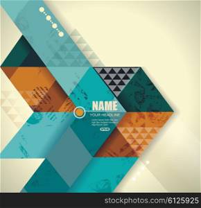Vector background vintage style.Can bu use for covers, posters, flyers, banners with hand drawn textures and retro pattern design.