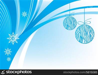 Vector background with Christmas ball