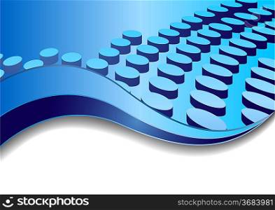 ""Vector background with circle; clip-art""