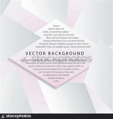 Vector background with diamonds in white and pink